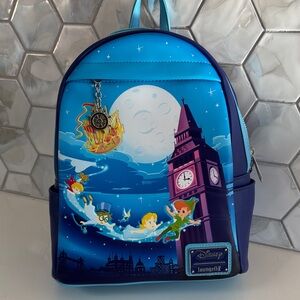 NWT LOUNGE-FLY Disney Peter Pan Characters Glow in the Dark Double Bag
